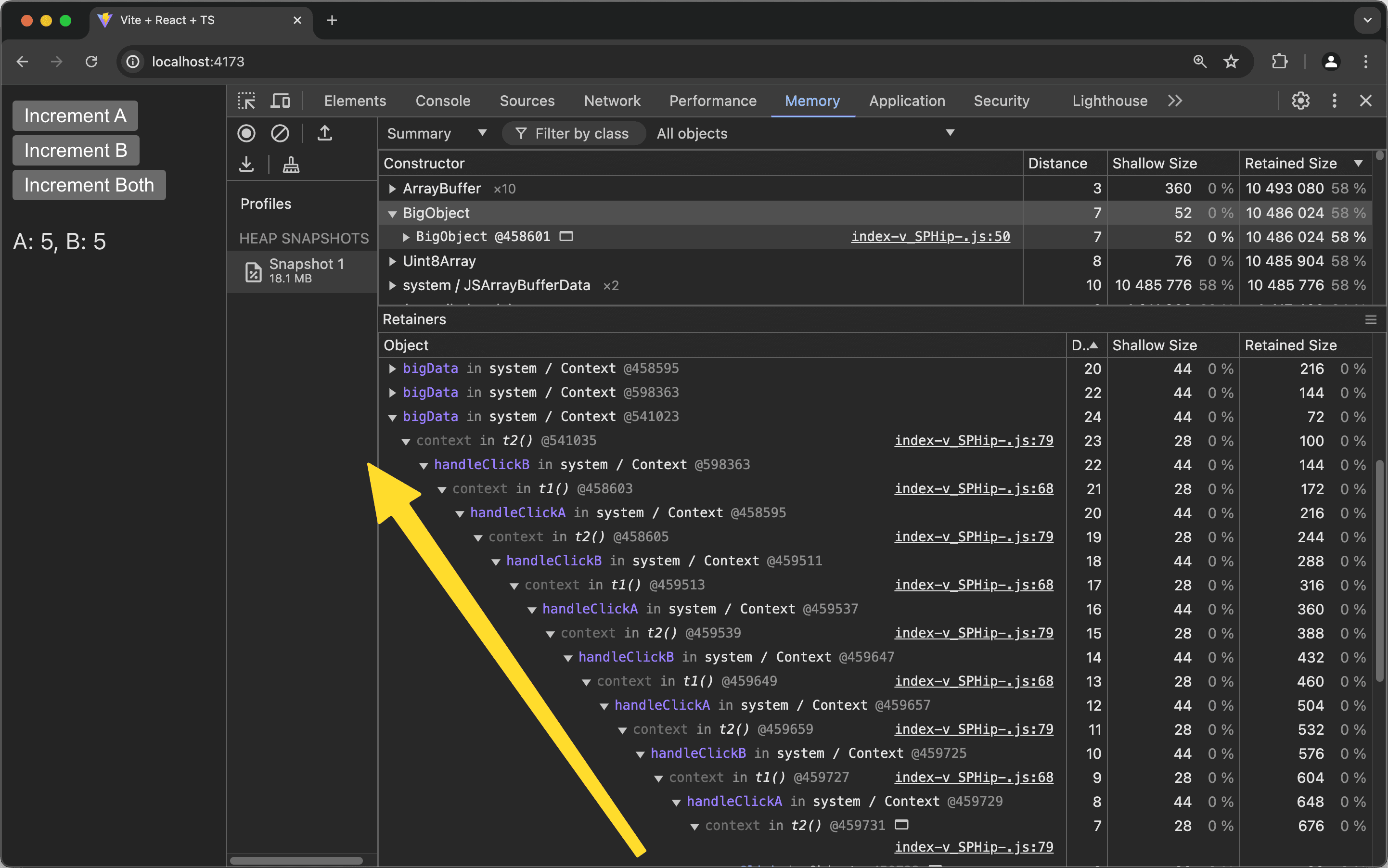 Long reference chain