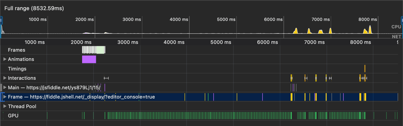 GPU usage